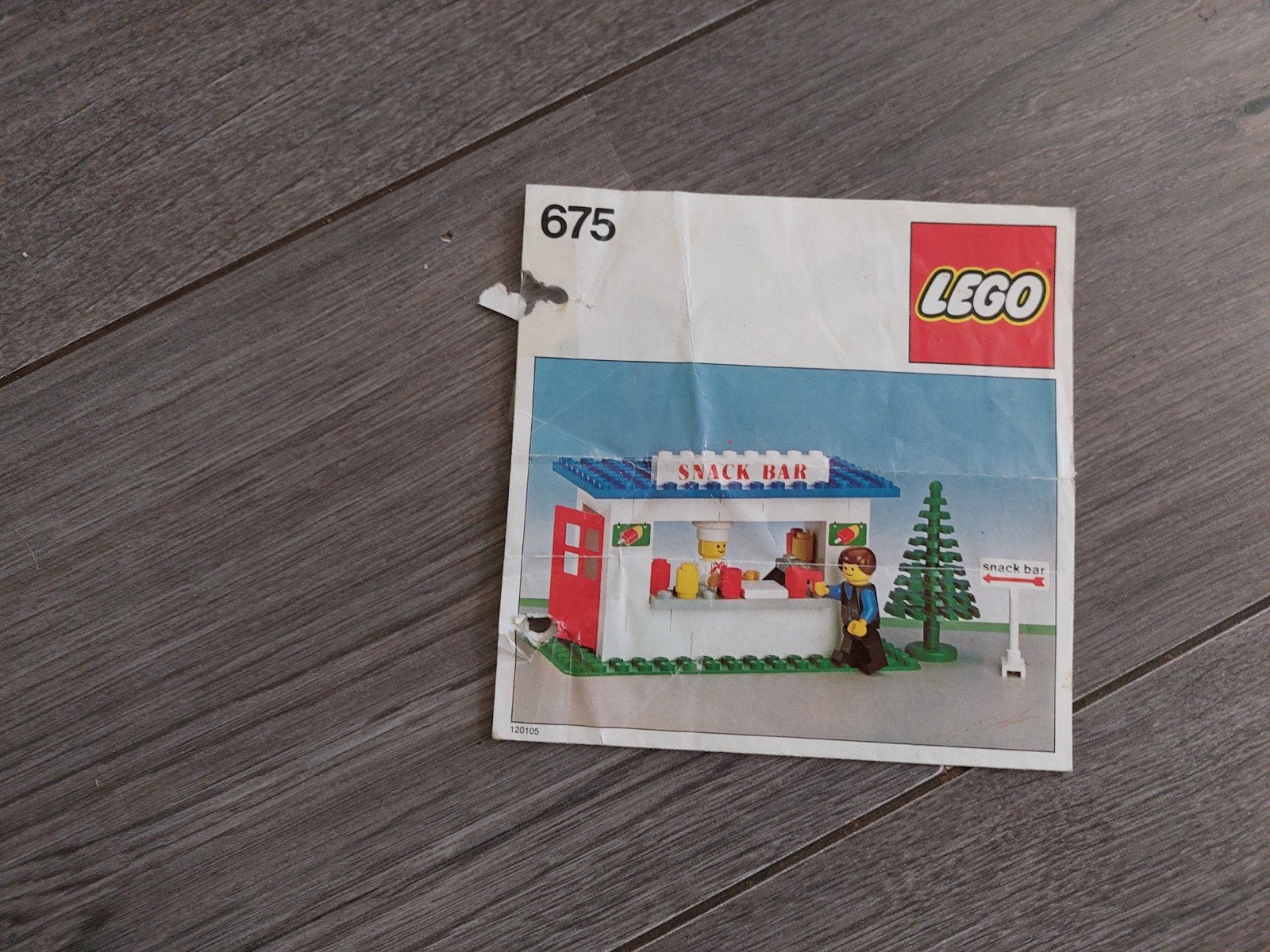 Lego set snackbar 675 compleet, Kinderen en Baby's, Speelgoed | Duplo en Lego, Compleet, Gebruikt, Overige thema's, Verzenden