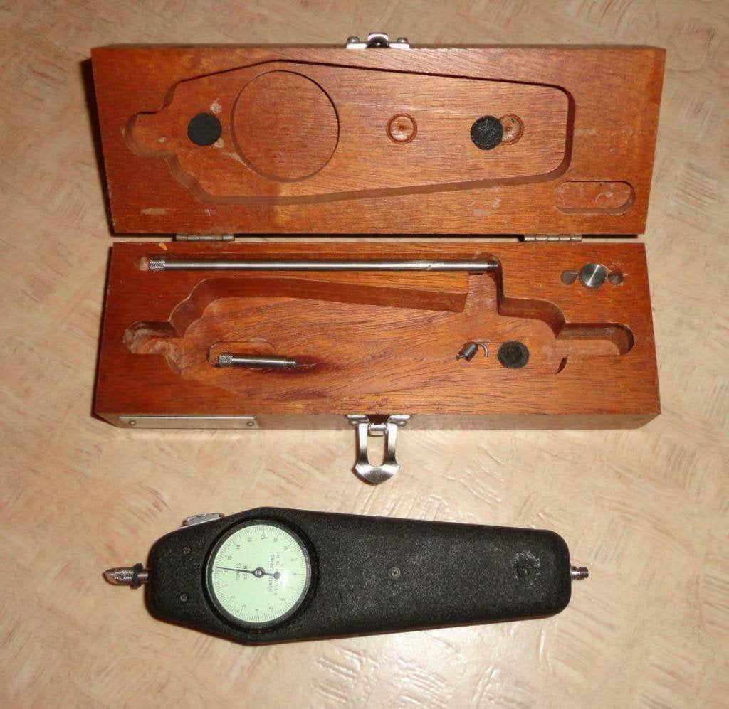 Analoge krachtmeter (Ametek Hunter Spring) Pennsylvania, USA, Ophalen of Verzenden, Gebruikt, Overige meters