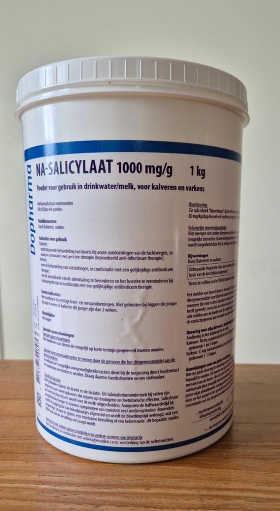 Aspirine voor vee. Na-Salicylaat, Ophalen of Verzenden