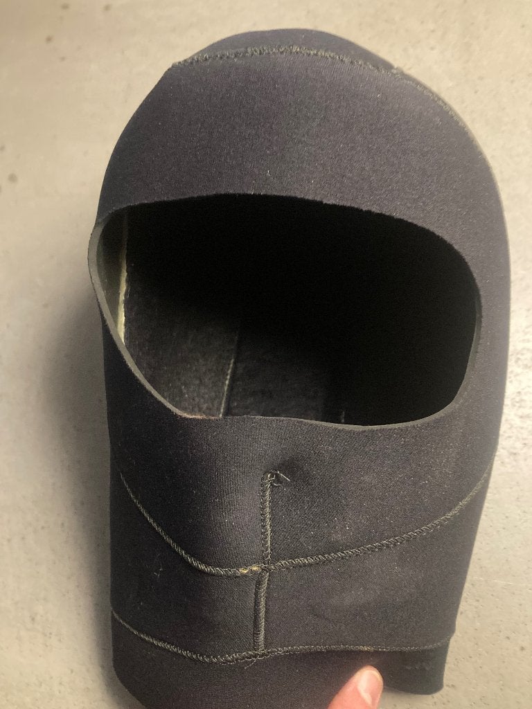 Duikkap 2XL, Ophalen of Verzenden, Zo goed als nieuw, Duikpak