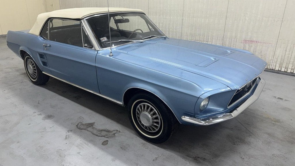 1967 Mustang Cabrio, Auto's, Automaat, Achterwielaandrijving, Zwart, Cabriolet