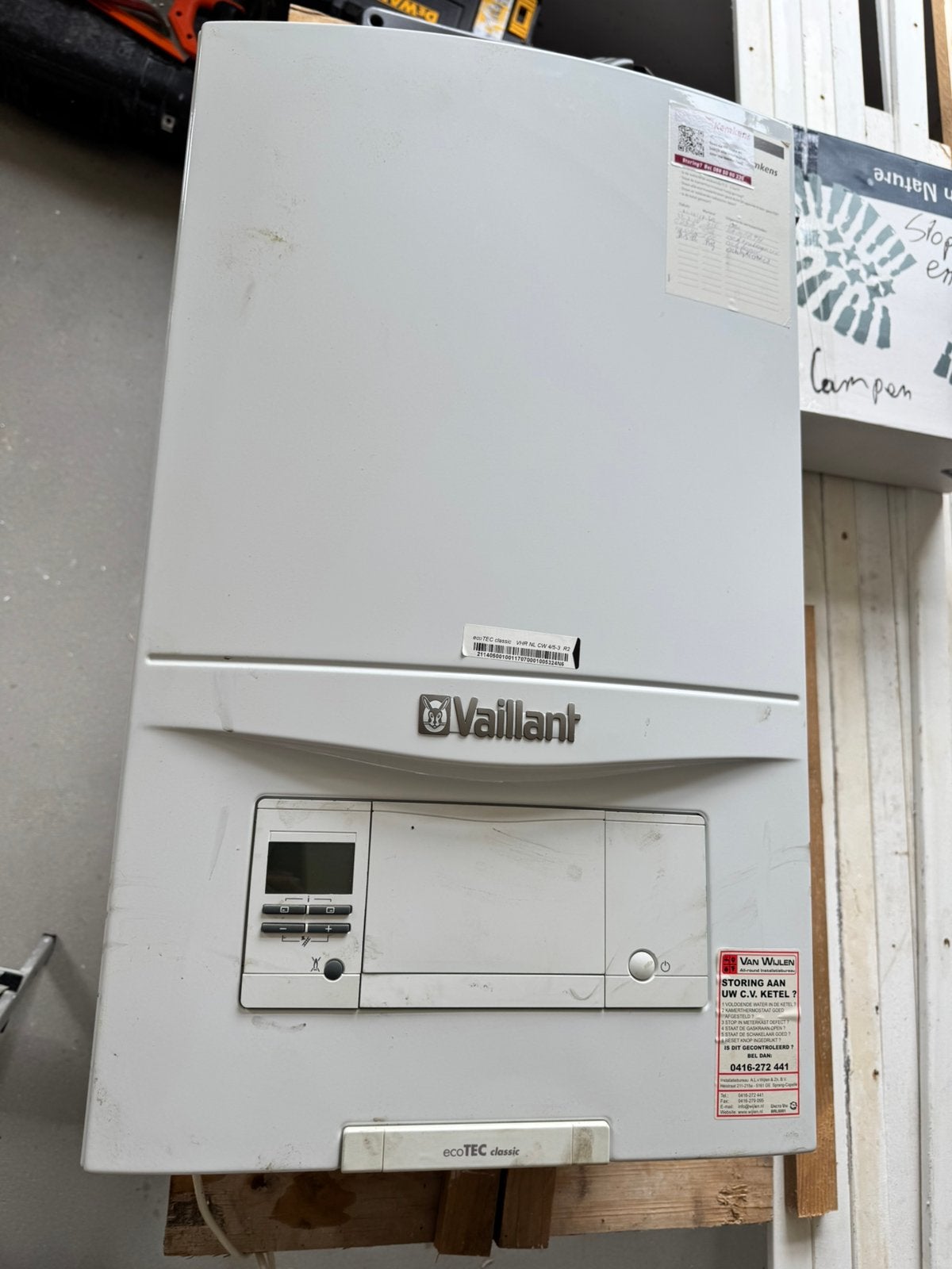 Cvketel Vaillant (combiketel), Ophalen, 30 tot 80 cm, Gebruikt, Cv-ketel of Combi-ketel