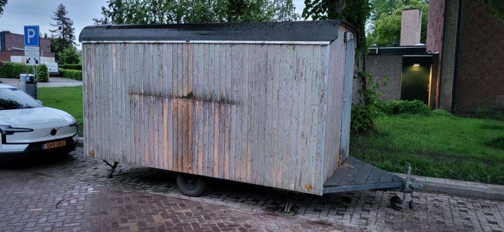 Voormalige sauna in een schaftwagen bouwkeet, 100 liter of meer, Ophalen, Gebruikt, Overige typen