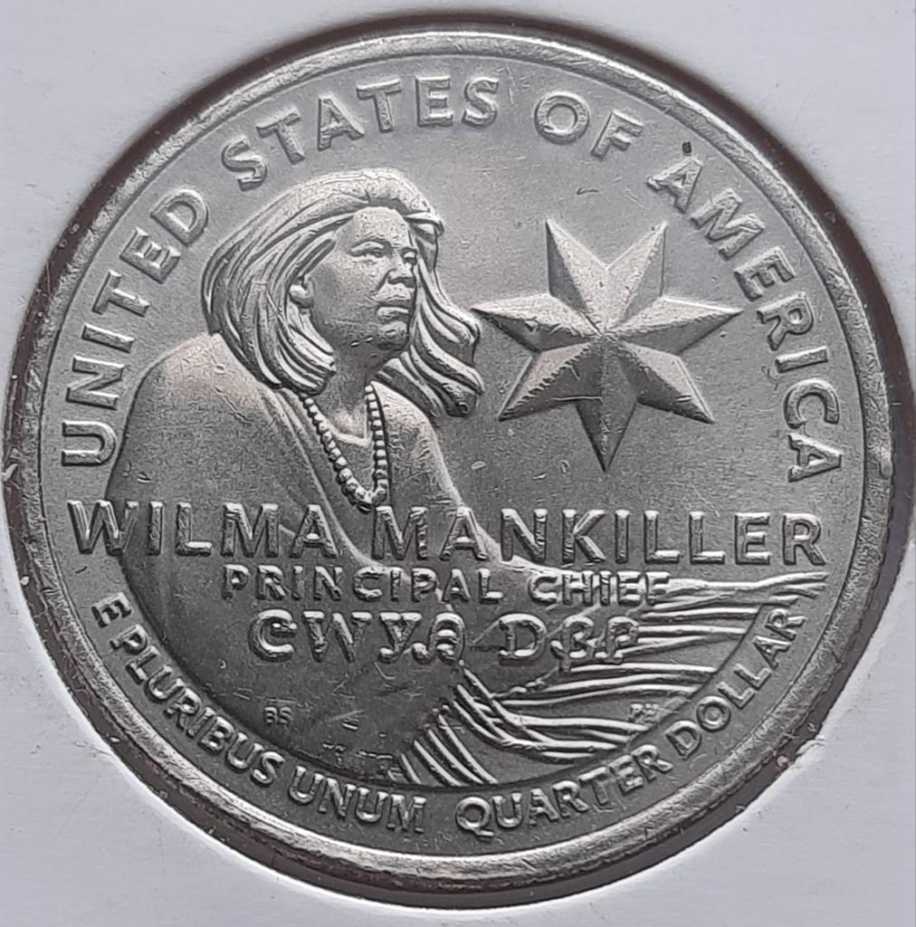 Quarter dollar 2022 d Wilma Mankiller., Ophalen of Verzenden, Noord-Amerika, Losse munt