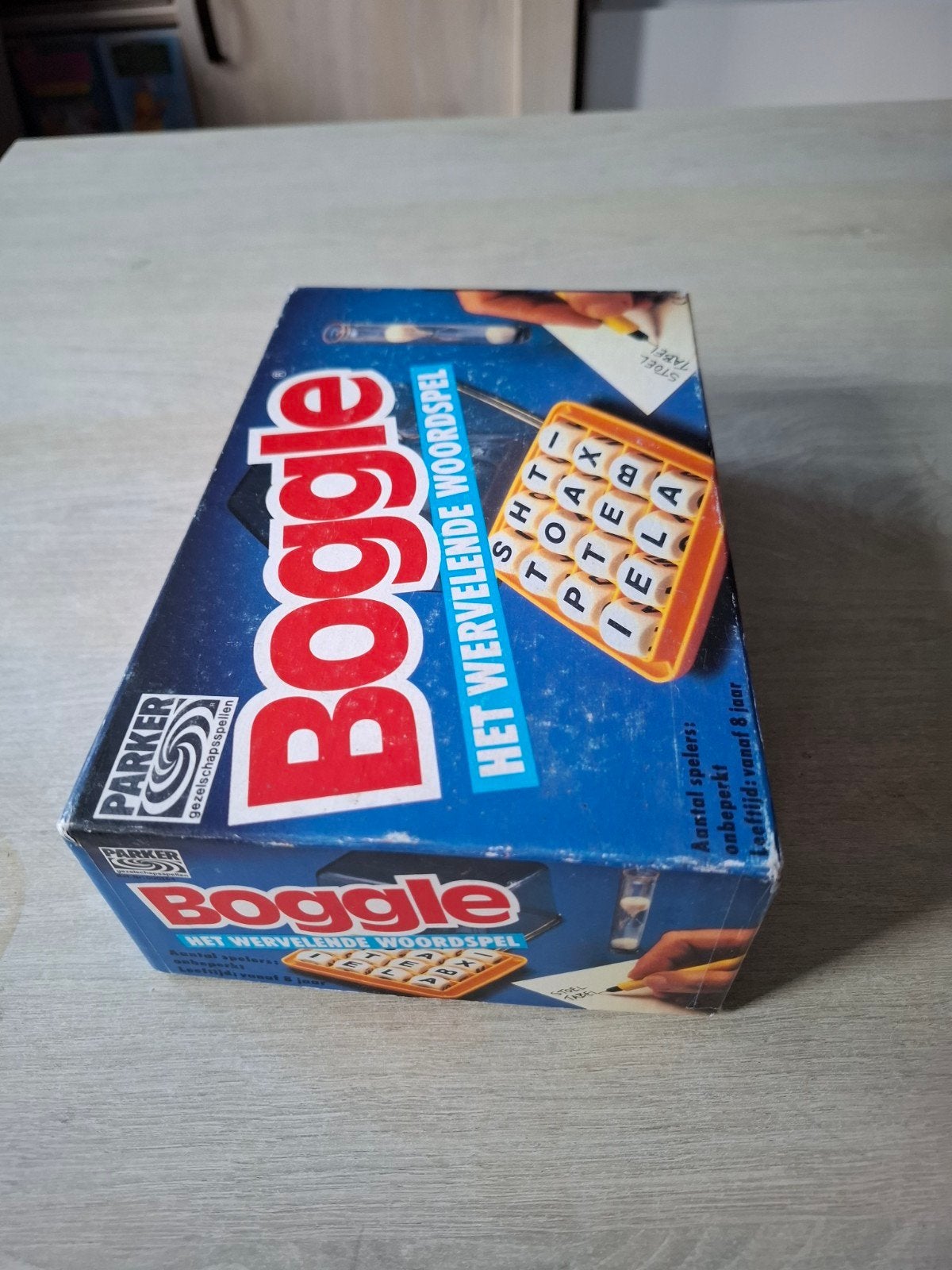 Boggle - Het Wervelende Woordspel (Parker), Hobby en Vrije tijd, Parker, Gebruikt, Ophalen of Verzenden, Consumercare@hasbro.co.uk
