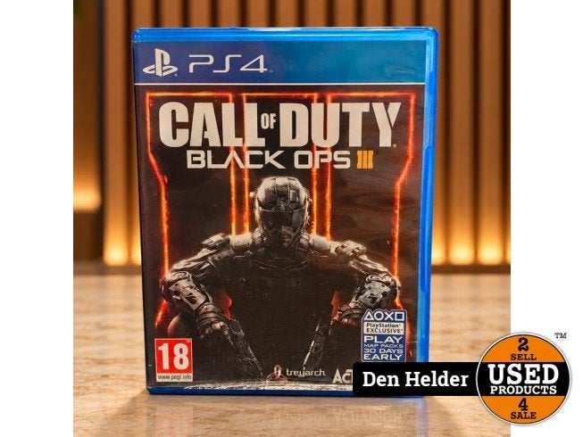 Call of Duty Black Ops 3 - PS4 Game, Sony, Zo goed als nieuw, Support@sony.com, 1-7-1 Konan, Minato-ku
Tokyo 108-0075
Japan