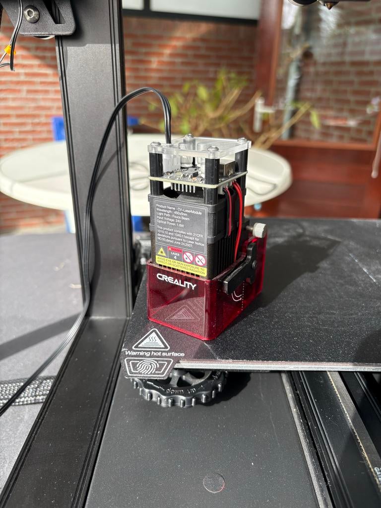 Creality Ender S1 met laser graveerder, Computers en Software, 3D Printers, Ophalen of Verzenden, Gebruikt
