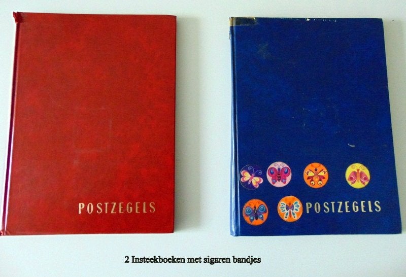2 insteekboeken met sigarenbandjes, Ophalen of Verzenden, Zo goed als nieuw