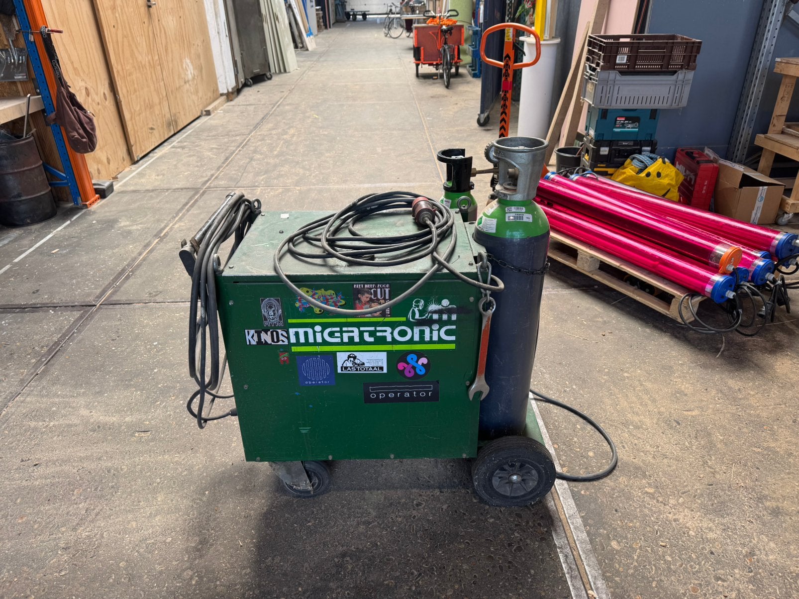 Migatronic DynaMig 335 MIG/MAG lasapparaat, Ophalen, Gebruikt, 250 ampère of meer, Co2