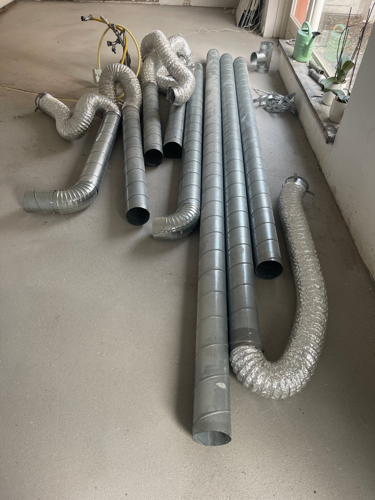 Ventilatiebuizen en toebehoren - Diverse maten, Ophalen of Verzenden, Gebruikt, Ventilator en Afzuiger