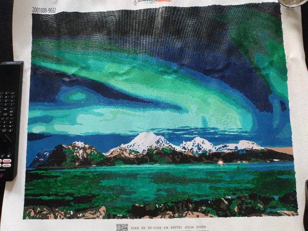 Schilderij, Ophalen, Acrylverf, Overige stijlen, Doek