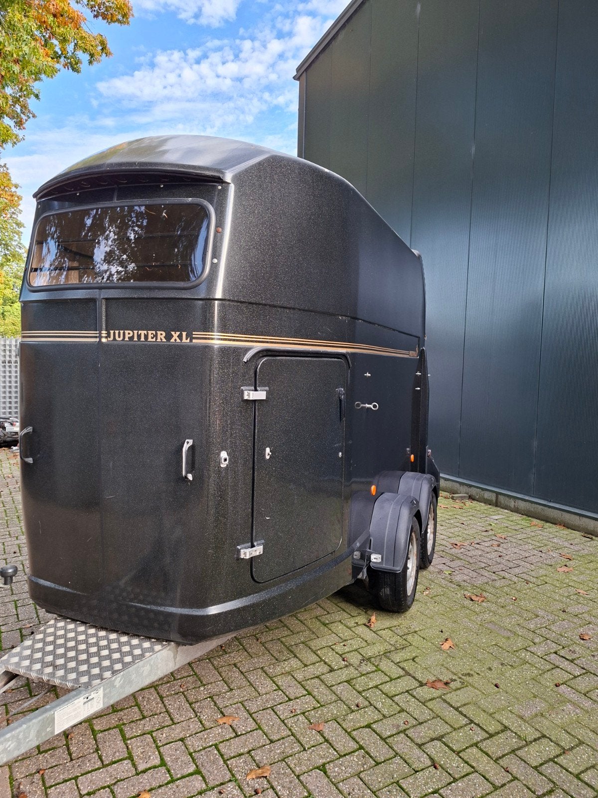 westfalia Jupiter xl polyester 2 paards trailer, Ophalen, Polyester, 2-paards trailer