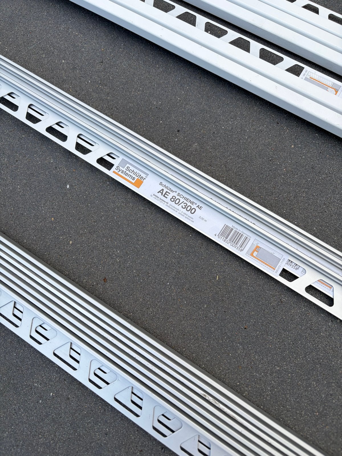 Schlüter tegelprofiel afsluitprofiel - Diverse soorten, Ophalen, Overige typen, Nieuw, Minder dan 20 cm