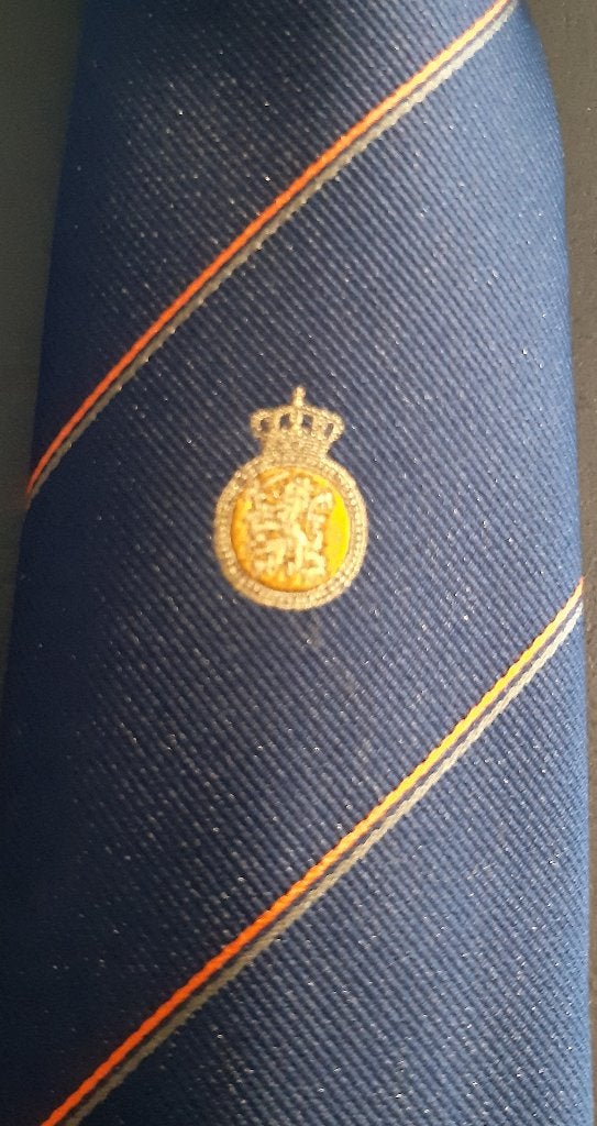 Koninklijke Landmacht stropdas embleem in het midden, Ophalen of Verzenden, Landmacht, Nederland, Kleding of Schoenen