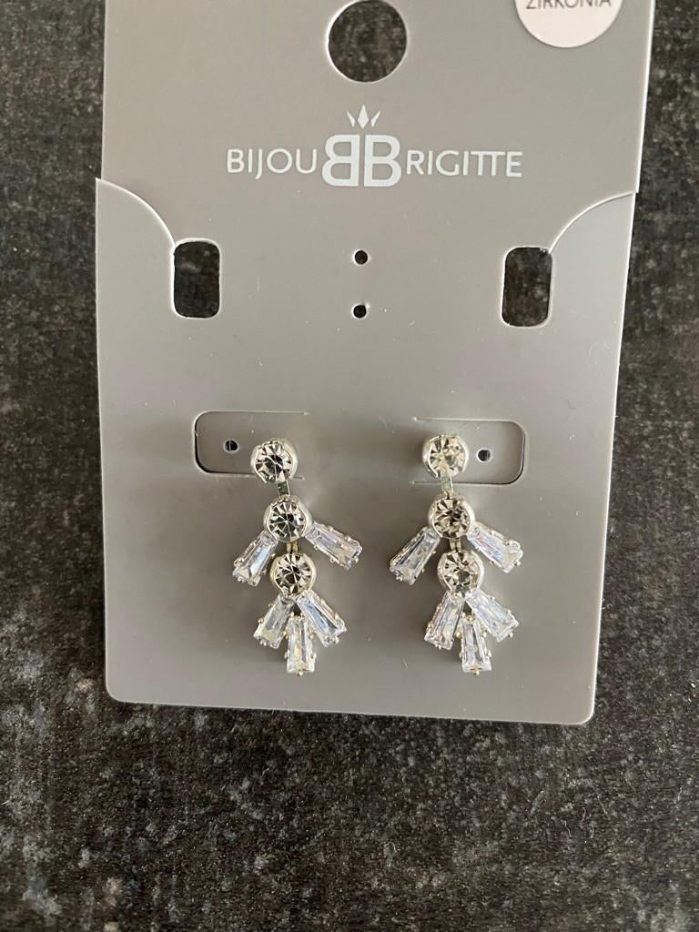 Nieuw oorbellen strass stekertjes Bijou Brigitte, Overige materialen, Verzenden, Nieuw, Knopjes of Stekers