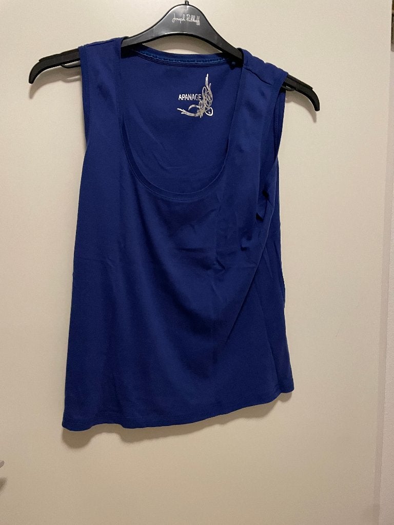 Apanage hemd blauw maat L, Blauw, Maat 42/44 (L), Ophalen of Verzenden, Zo goed als nieuw