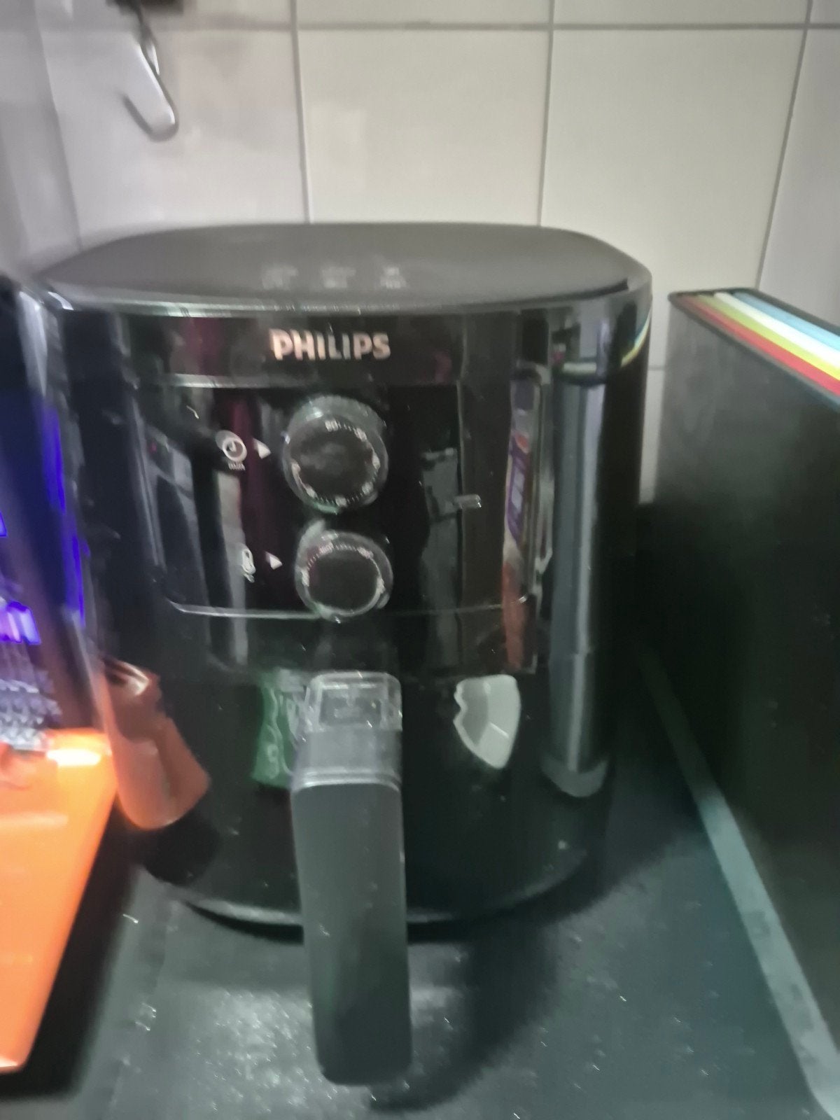 Philips Airfryer - Zwart, 1500W, Ophalen of Verzenden, Gebruikt, Airfryer