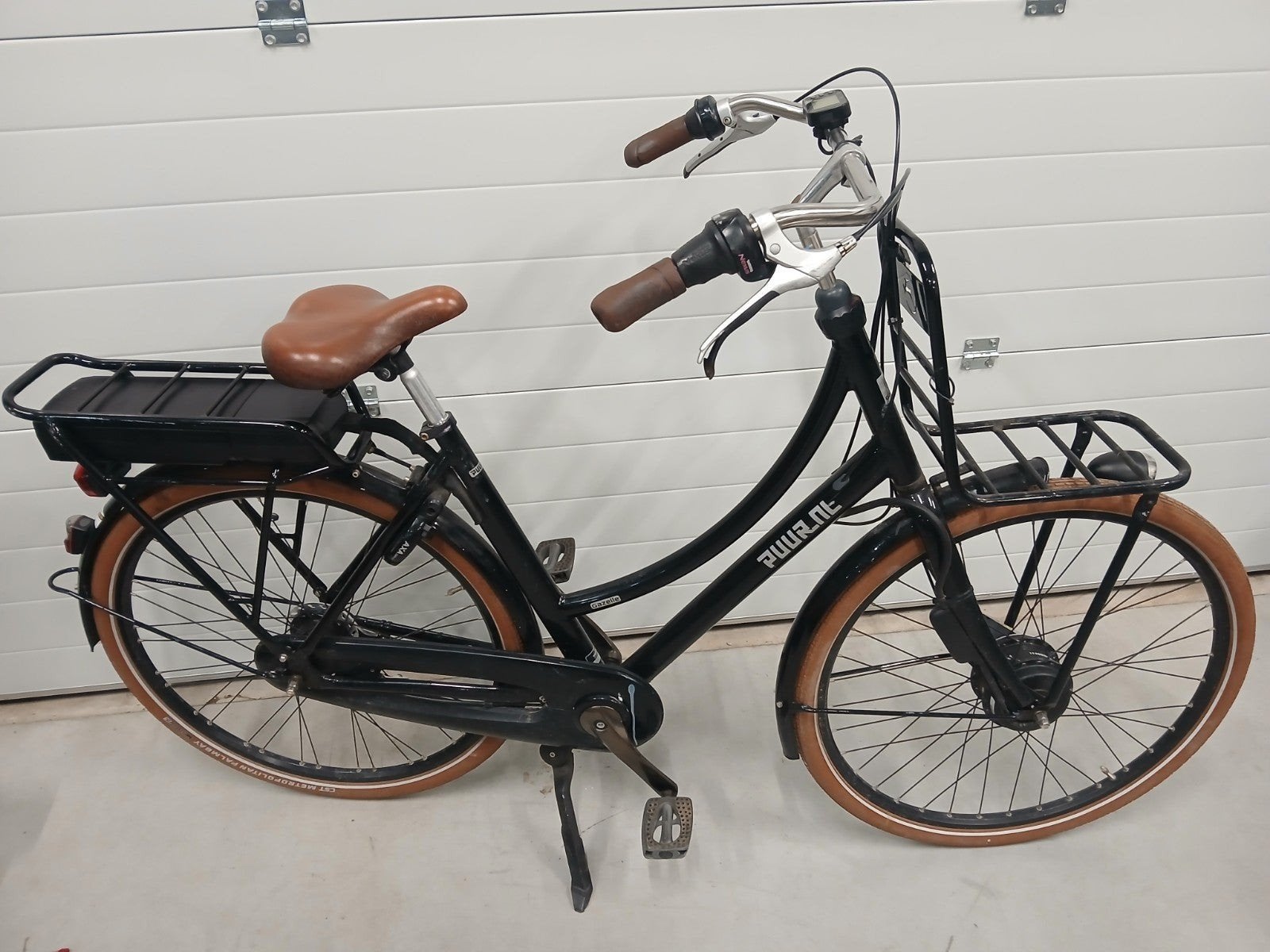 Gazelle PUURNL met Panasonic voorwielmotor, Fietsen en Brommers, Elektrische fietsen, Gebruikt, Gazelle, 51 tot 55 cm, Ophalen