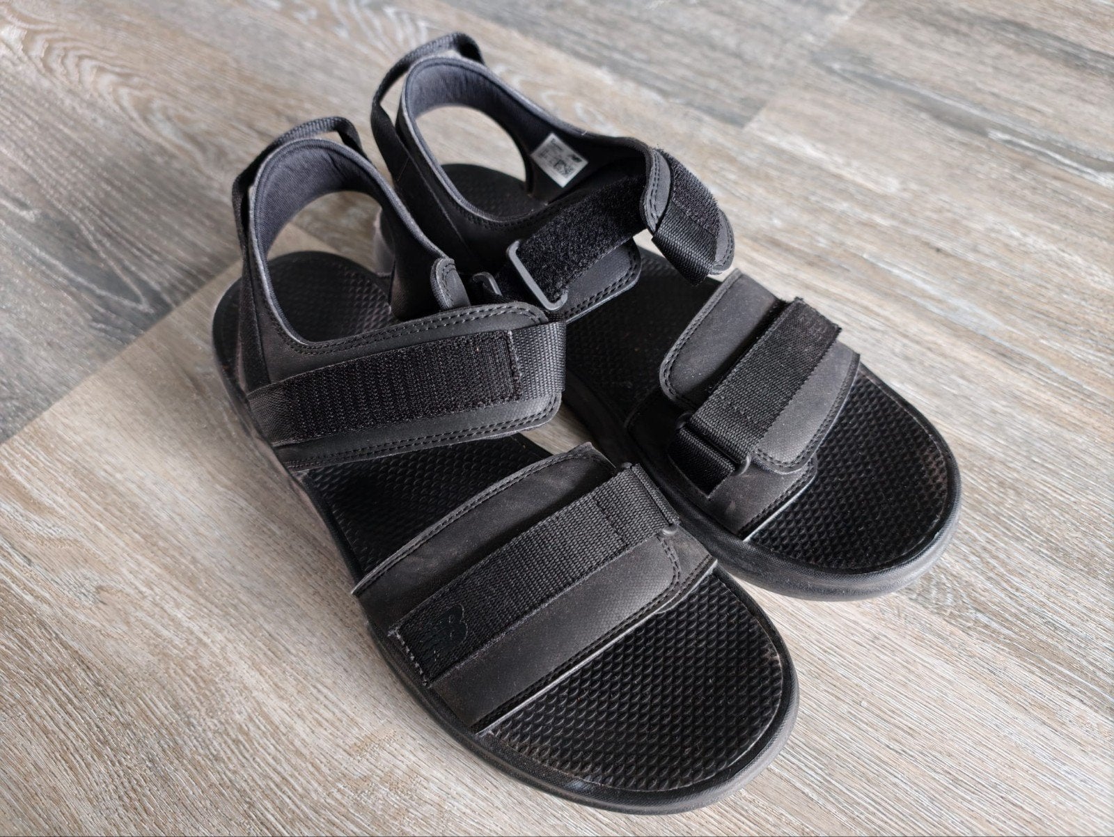 New Balance sandalen, zwart, maat 46, New Balance, Zwart, Zo goed als nieuw, Ophalen
