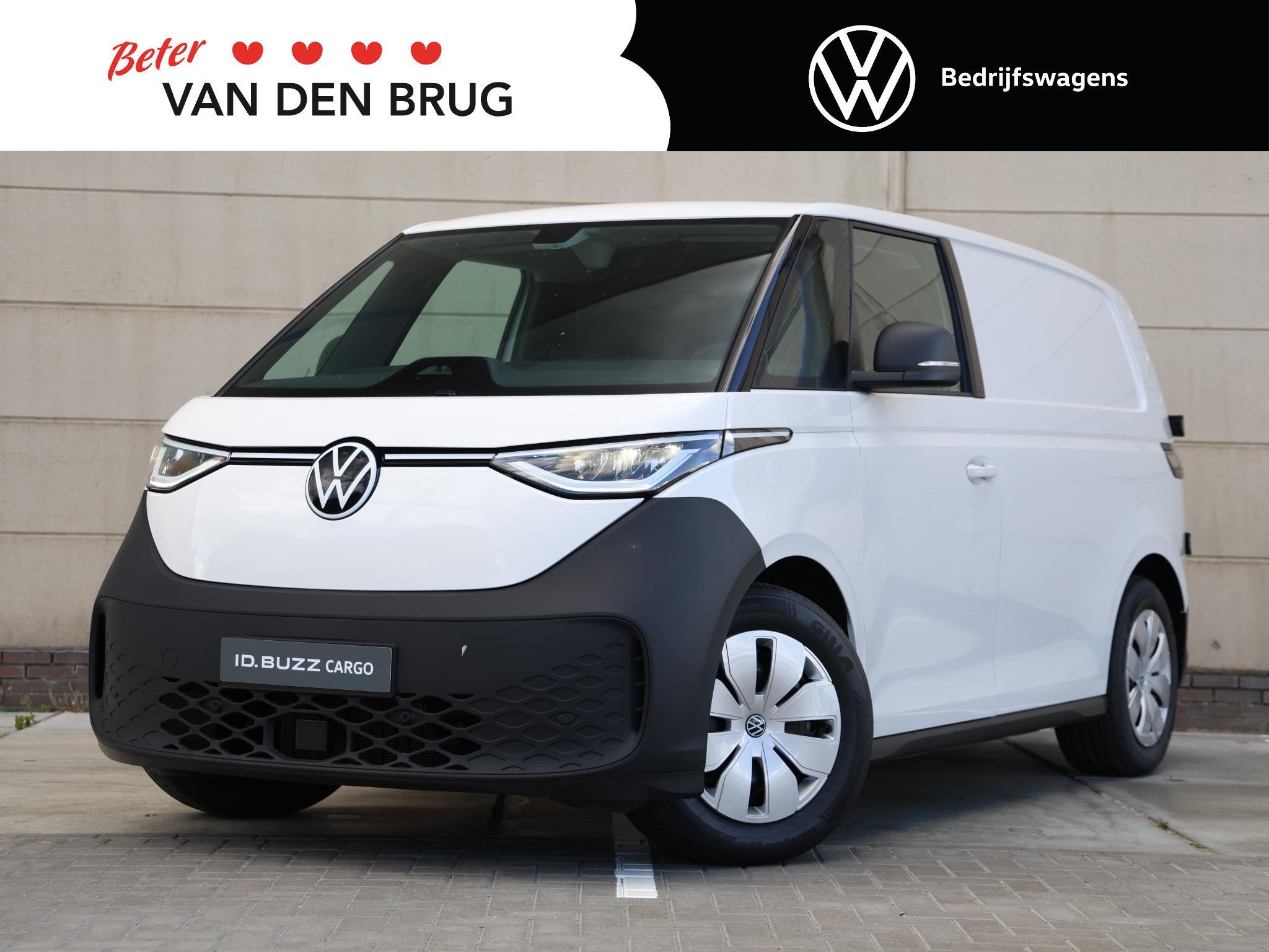 Volkswagen ID. Buzz Cargo Economy Limited Edition Elektromot, Auto's, Automaat, Zwart, Volkswagen, Multifunctioneel stuurwiel