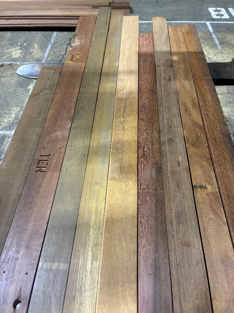 Hardhouten Planken balkjes wandplank 25x90mm € 2,10 m1, Ophalen, Planken, Nieuw, Hardhout