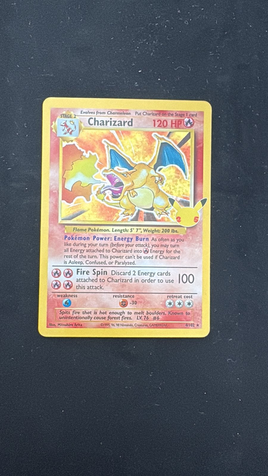 Mint charizard, Ophalen of Verzenden, Zo goed als nieuw