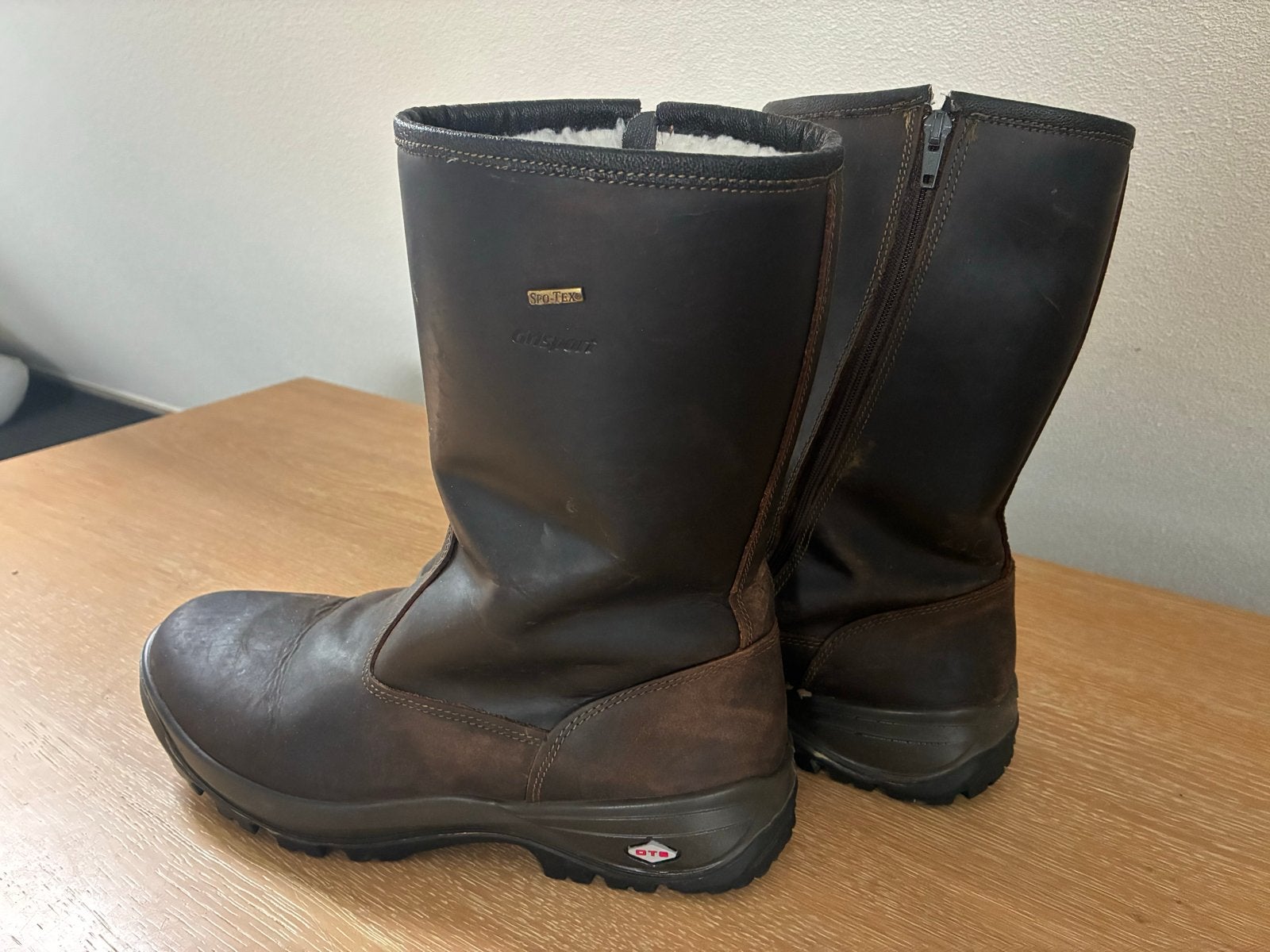 Grisport Spo-Tex laarzen met rits - Maat 46, Bruin, Boots, Ophalen of Verzenden, Zo goed als nieuw