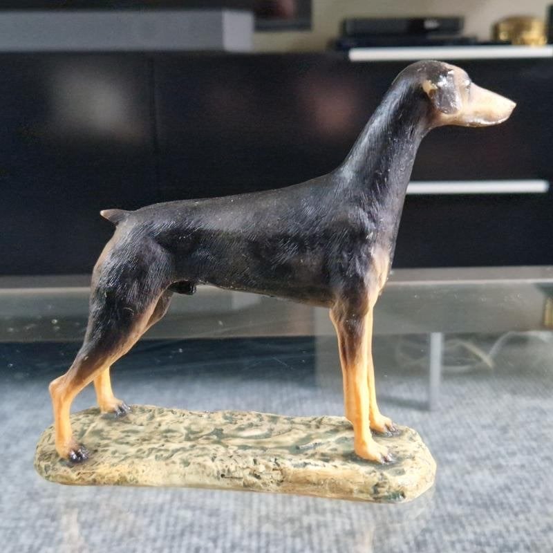 Beeldje Dobermann hond, Ophalen of Verzenden