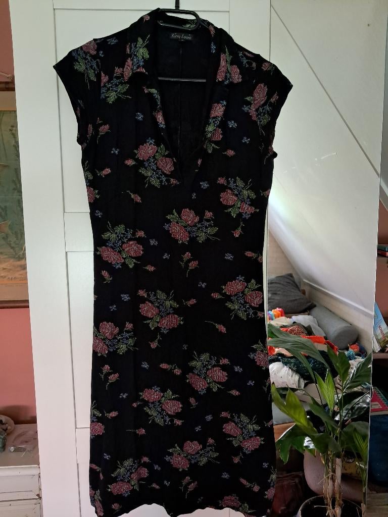 Mouwloze zomerjurk king louis maat 38, Kleding | Dames, Jurken, Ophalen of Verzenden, Zo goed als nieuw, Maat 38/40 (M)