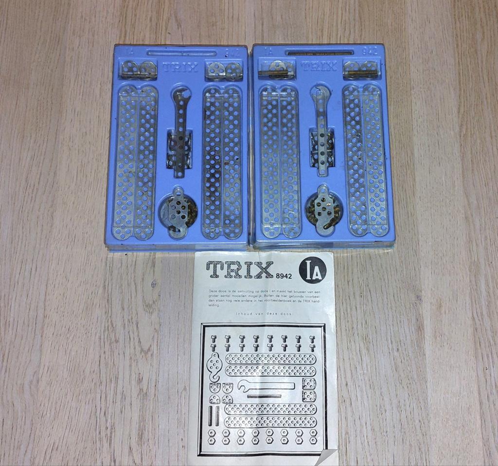Vintage Meccano Trix inclusief. bouwtekeningen, Ophalen of Verzenden