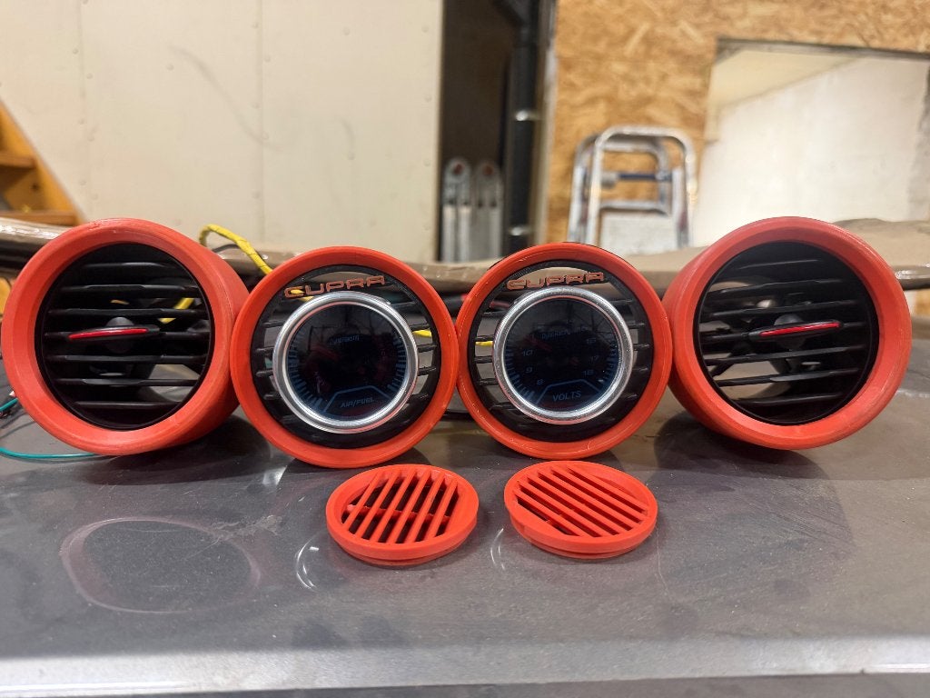 Seat ibiza 6L interieur luchtroosters rood met meters., Ophalen of Verzenden, Gebruikt, Seat