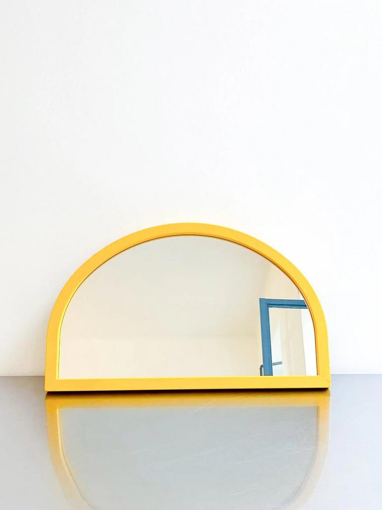 Gele spiegel | Anna Castelli | Kartell, Minder dan 50 cm, Gebruikt, Ophalen of Verzenden, Minder dan 100 cm
