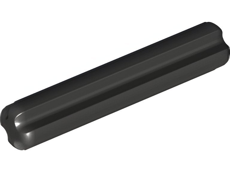 100x LEGO 451926 - 4519 - Black Technic, Axle  3L, Gebruikt, Overige thema's, Lego, Ophalen of Verzenden