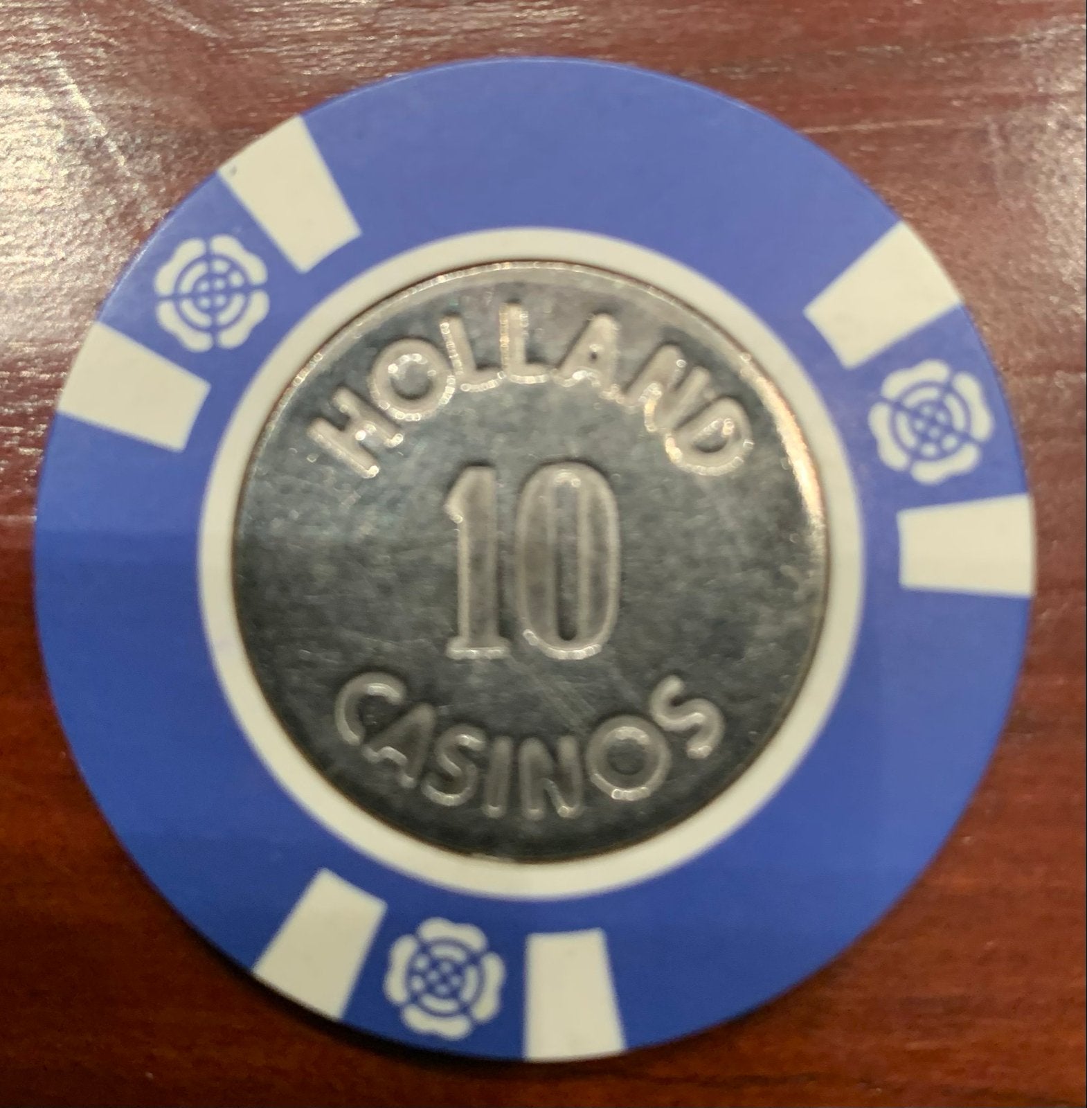 Holland Casinos Fiches 10 Gulden, Ophalen of Verzenden, Gebruikt
