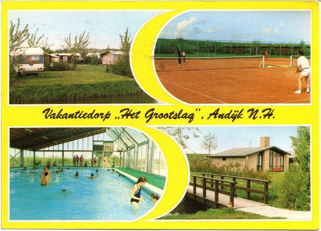 Andijk  Het Grootslag, Ophalen of Verzenden, Gelopen, Noord-Holland