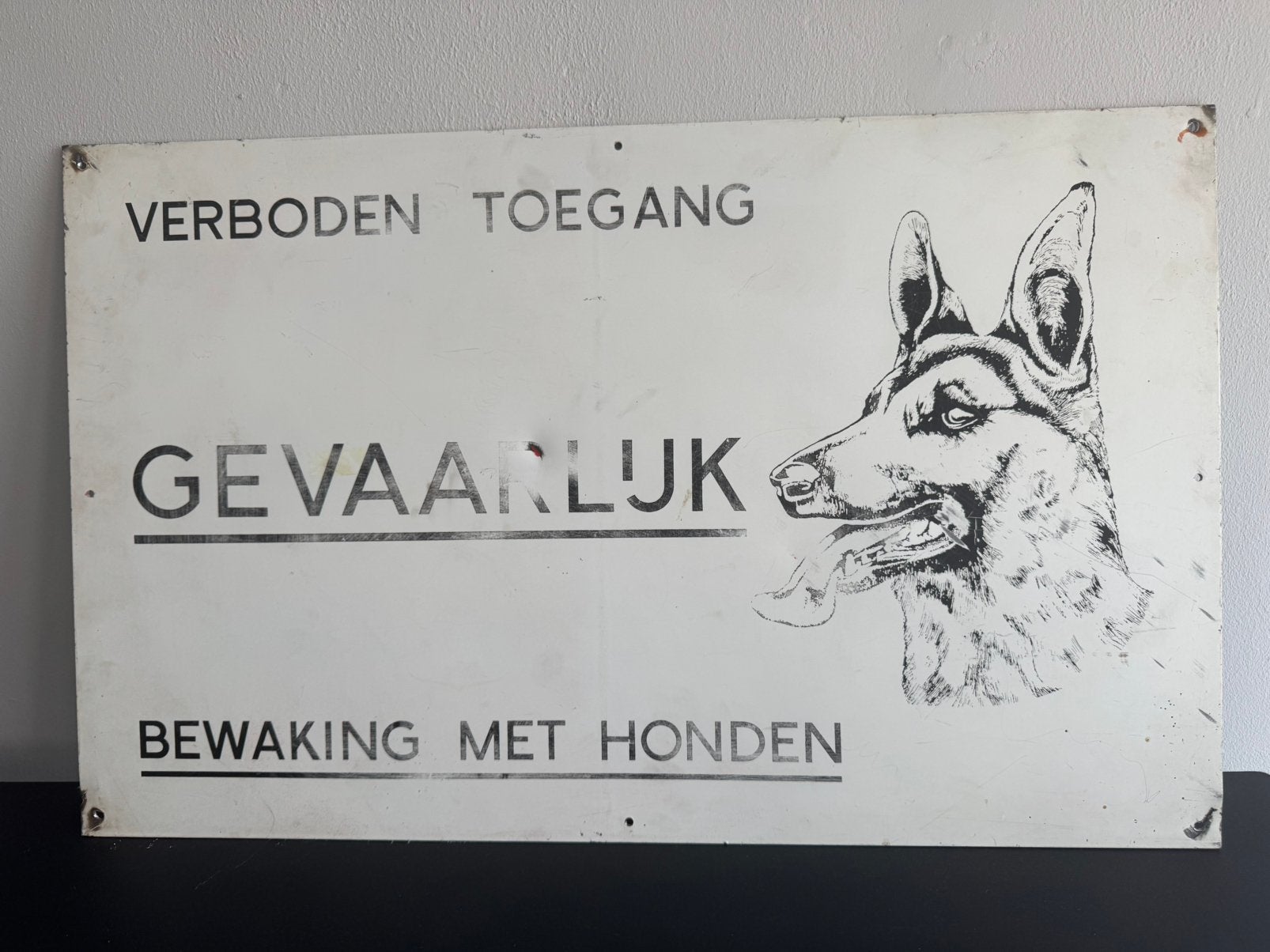 Reclame borden, Verzamelen, Ophalen of Verzenden, Gebruikt, Reclamebord
