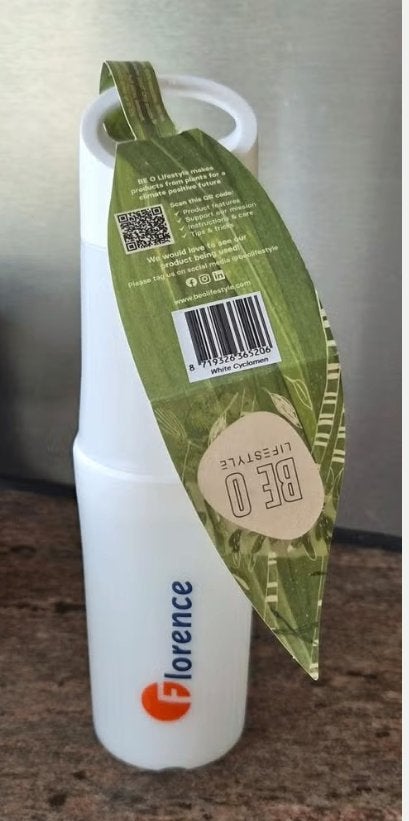 Nieuwe BE O Florence waterfles - 500ml, suikerriet, wit, Ophalen of Verzenden, Nieuw
