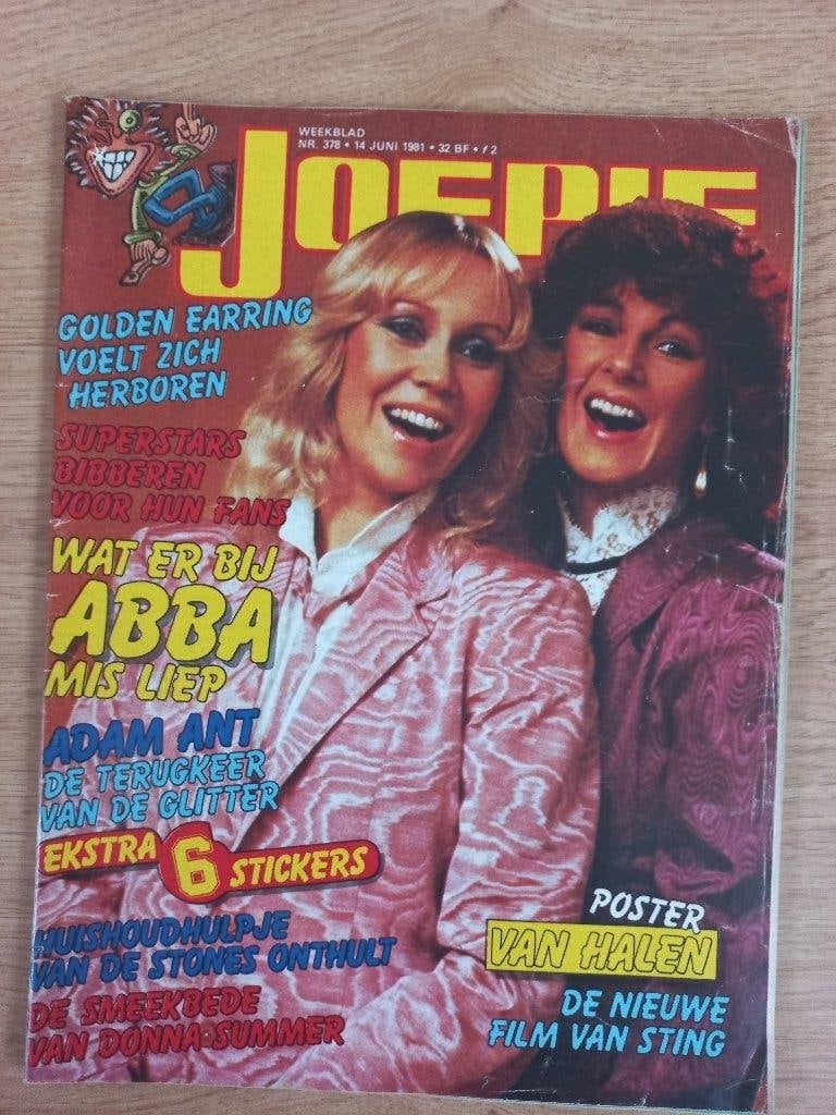Joepie 1981 Agnetha Frida ABBA, Ophalen of Verzenden, 1980 tot heden, Nederland, Tijdschrift