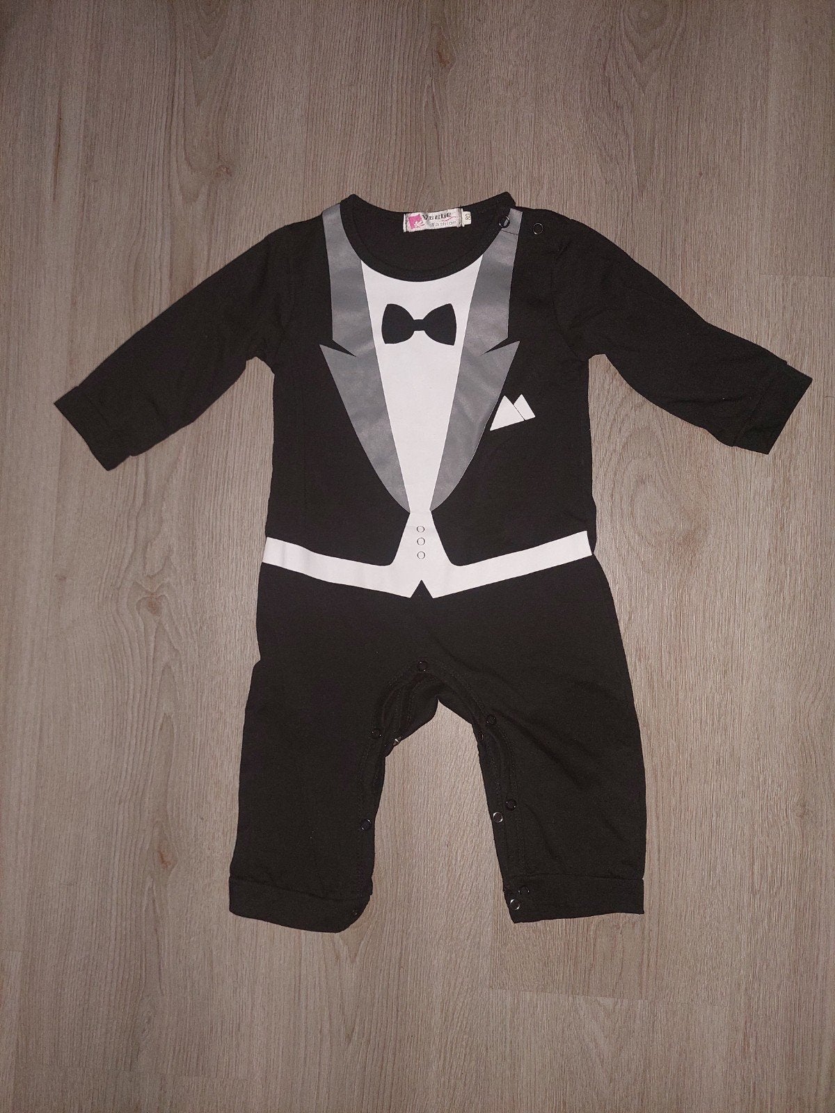 Baby smoking romper - feestelijke outfit voor baby's., Ophalen of Verzenden, Zo goed als nieuw, Onbekend, Jongetje