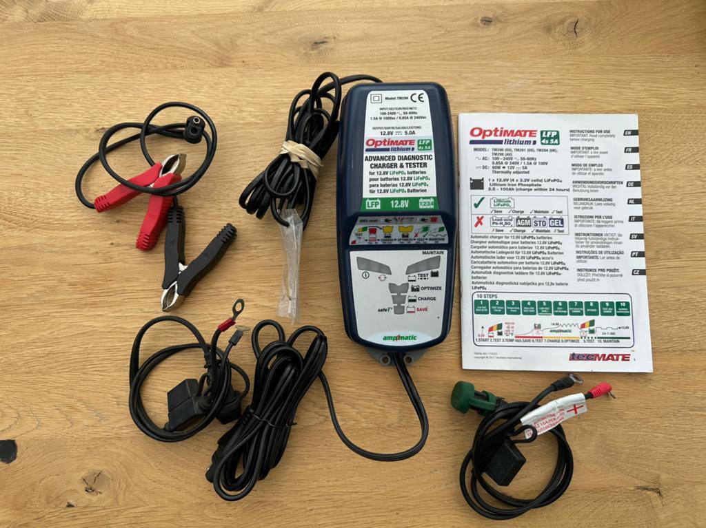 Acculader Druppellader Optimate LFP Lithium 12.8V 5A, Ophalen of Verzenden, Nieuw, Universele onderdelen