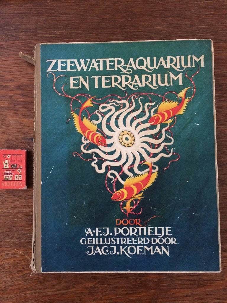 Verkade album zeewater aquarium en terrarium 1930 compleet, Ophalen of Verzenden, Gelezen, Portielje Jac. J. Koeman, Prentenboek