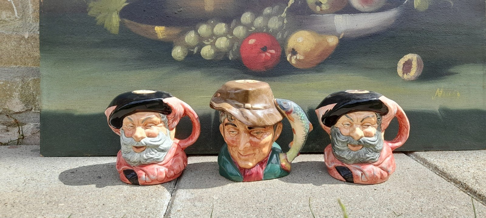 3x Bols Drankflesjes in Royal Doulton Porselein, Ophalen of Verzenden