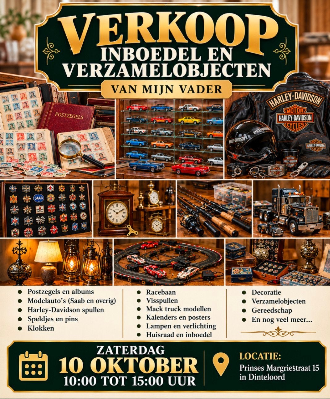 Verkoop Inboedel en Verzamelobjecten van Mijn Vader, Ophalen