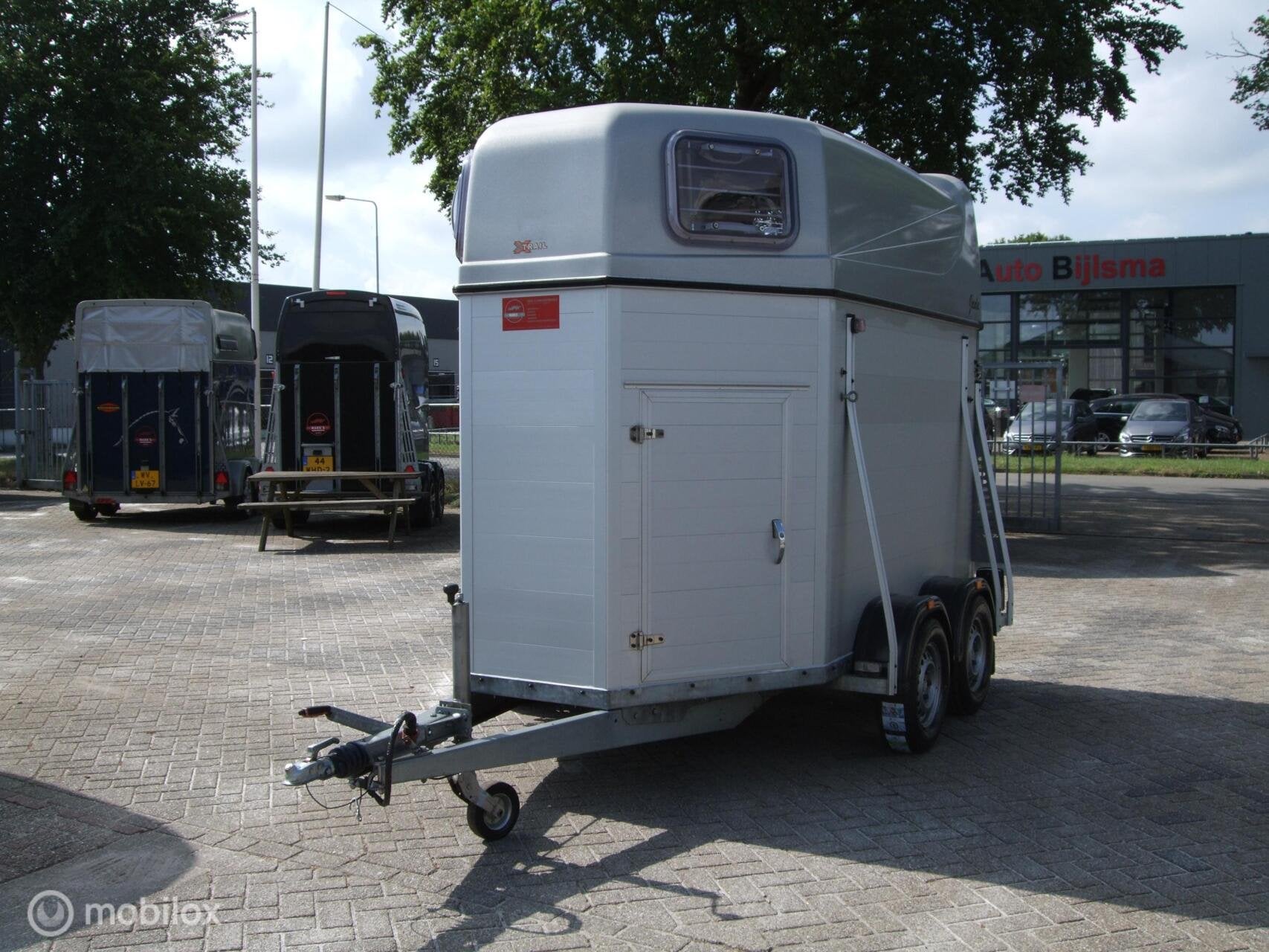 Hele mooie aluminium Xx-trail Jade 2 paards met zadelkamer., Dieren en Toebehoren, Gebruikt, Overige typen