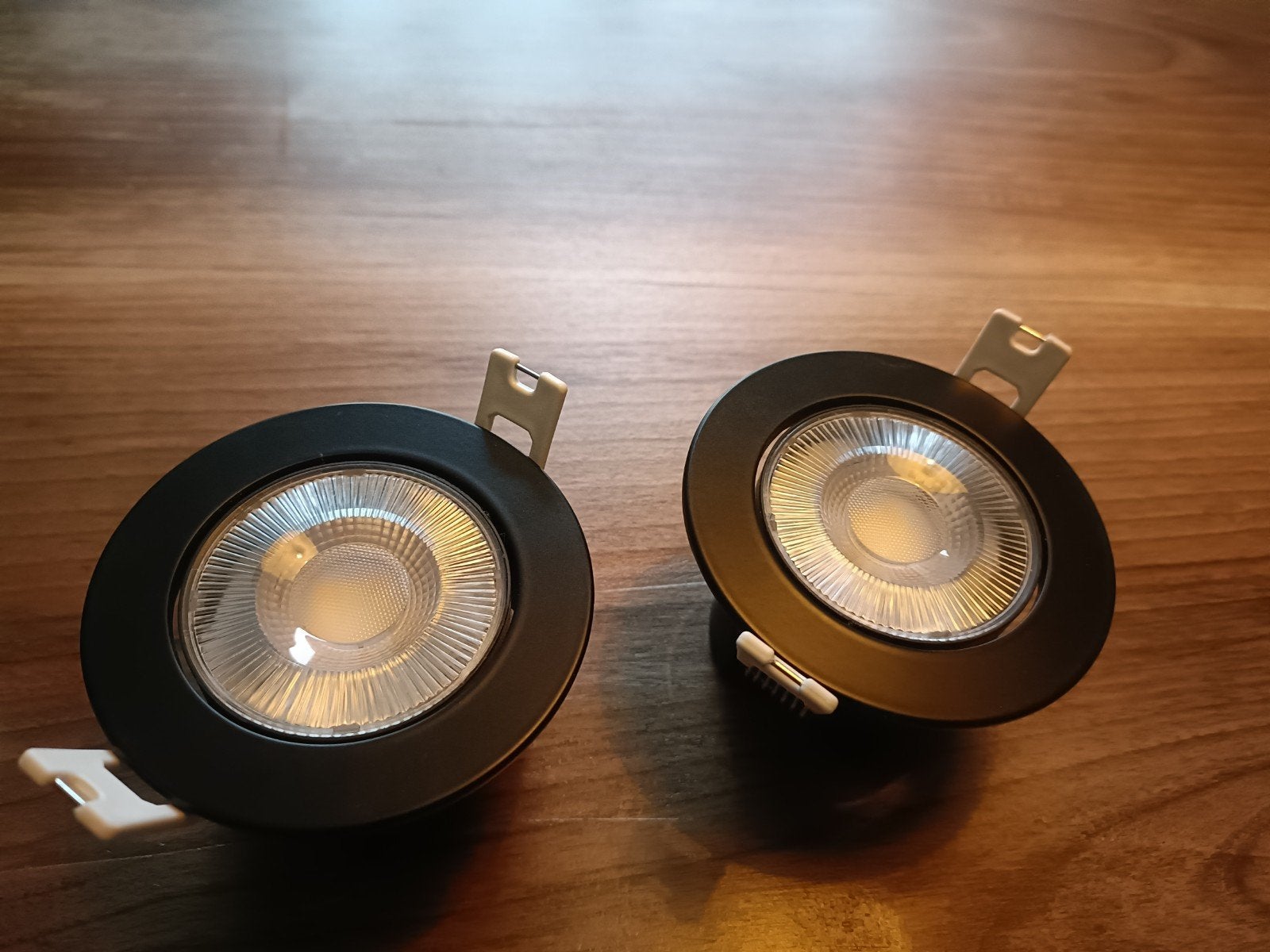 2x Calex Inbouwspot LED 4.9W 2700K-6500K Zwart met wifi, Overige merken, Overige fittingen, Zo goed als nieuw, LED