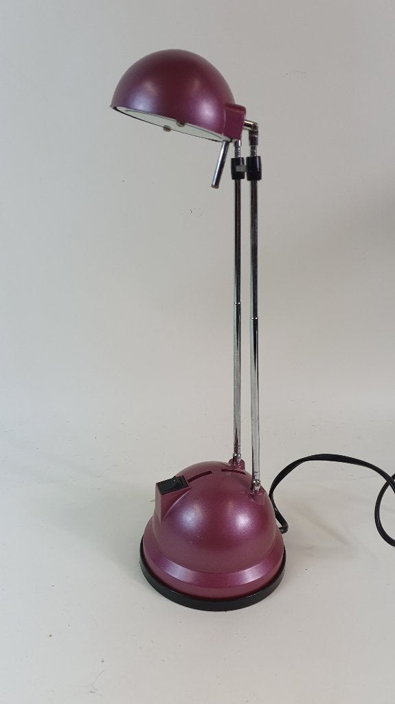 Vintage tafellamp, bureaulamp antennes, halogeen. Rood. 3A6, Tweedehands verkoop, Tweedehands verkoop, Gebruikt, Ophalen of Verzenden
