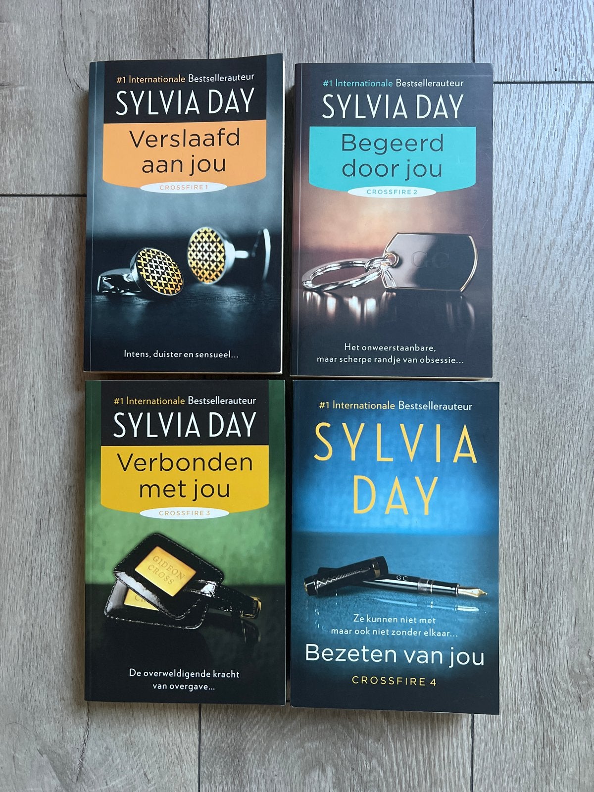Sylvia Day Crossfire Serie Boeken 1-4, Ophalen of Verzenden, Zo goed als nieuw, Nederland