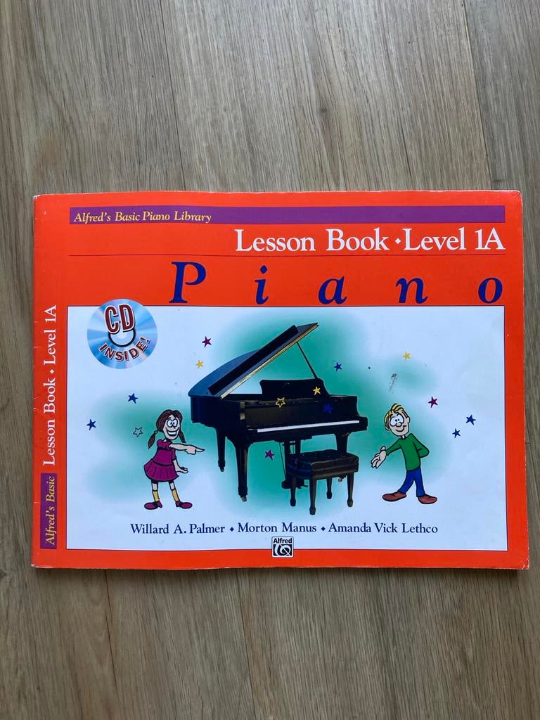 Piano lesboek 1A / Alfred's Basic, Ophalen of Verzenden, Zo goed als nieuw