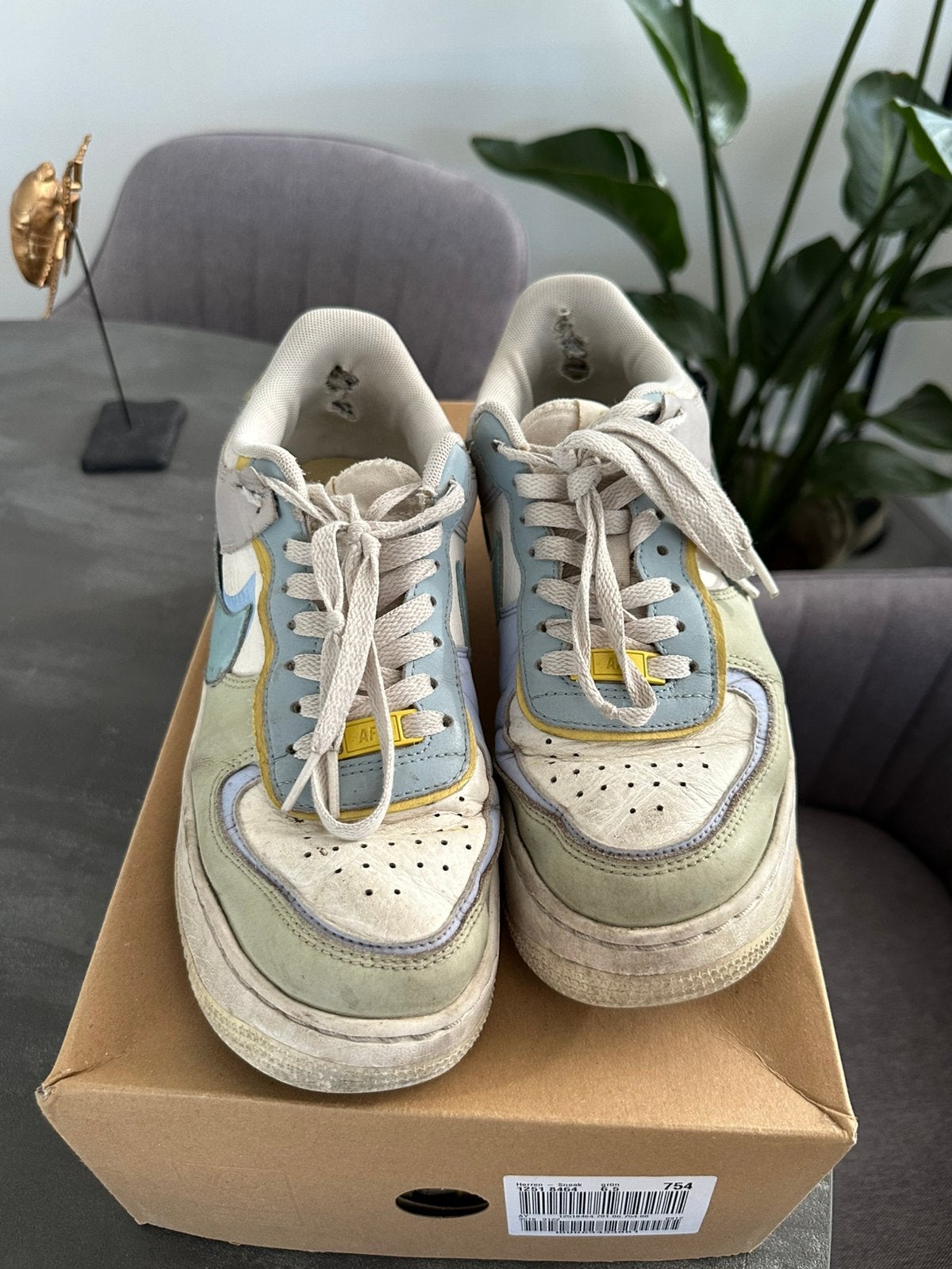 Nike Air Force 1 Shadow pastel maat 39, Overige kleuren, Ophalen of Verzenden, Sneakers of Gympen, Gedragen