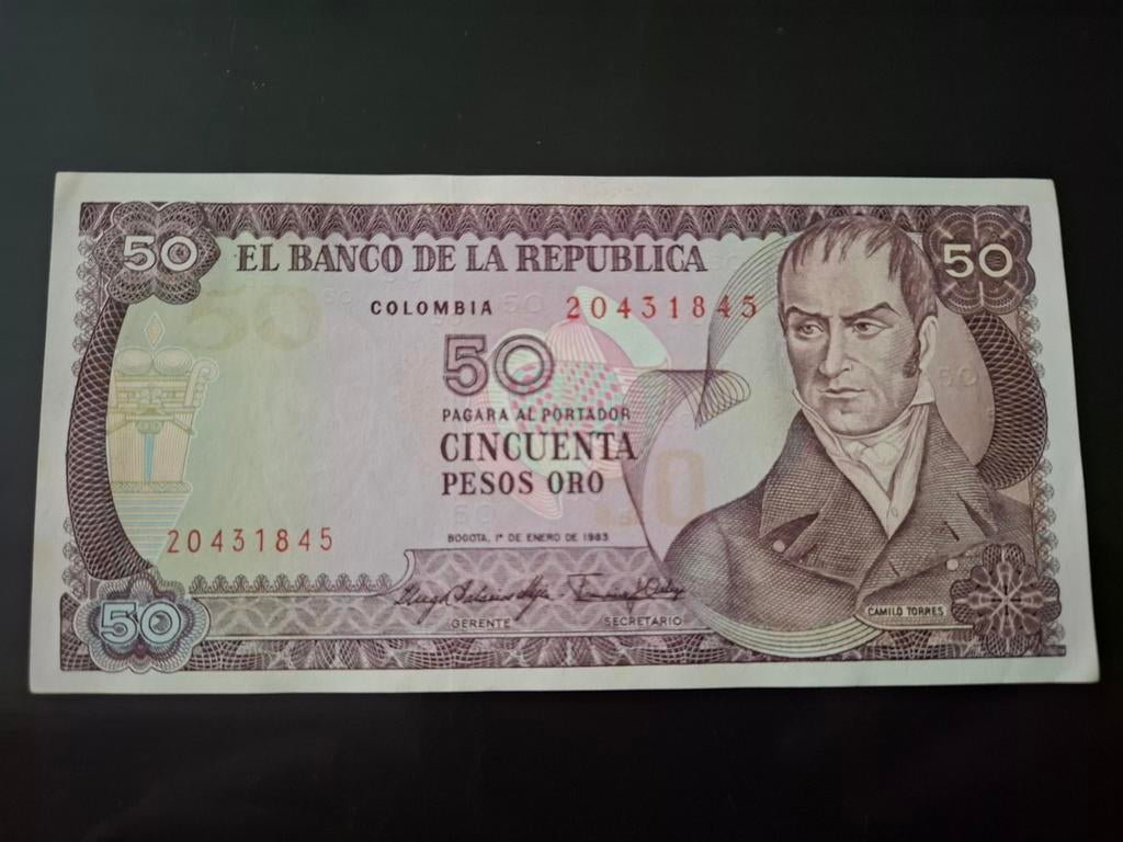 ### Colombia 50 pesos 1983 ###, Ophalen of Verzenden, Midden-Amerika